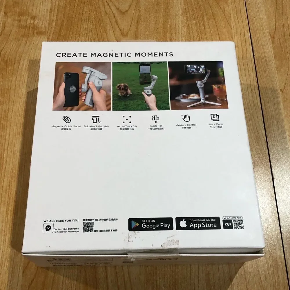 New Open Box DJI OM 4 Smartphone Stabilizer in Gray